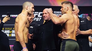 UFC 297 Final Faceoffs [upl. by Enrobso511]