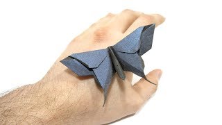 Origami Alexander Swallowtail Butterfly tutorial Michael Lafosse 折り紙 蝶 mariposa [upl. by Doowyah]