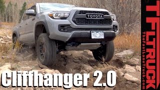 2017 Toyota Tacoma TRD Pro Takes on the Extreme Cliffhanger 20 OffRoad Review [upl. by Htor]