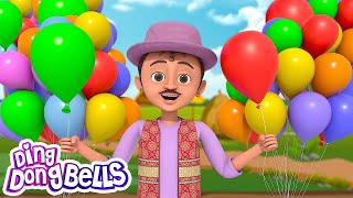 गुब्बारे वाला  Gubbare Wala  Hindi Baby Poem  Rhymes for Kids and Toddlers  Hindi Balgeet [upl. by Leur]