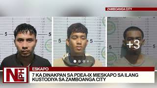 7 ka dinakpan sa PDEAIX mieskapo sa ilang kustodiya sa Zamboanga City [upl. by Sevart]