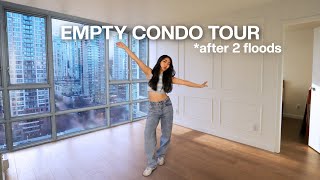 Empty Apartment Tour after 2 floods and a year of renovations [upl. by Neira799]