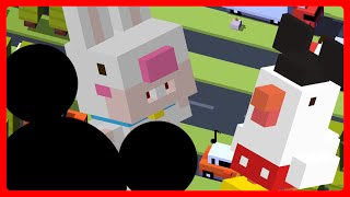 CROSSY ROAD DISNEY amp EASTER Update  NEW Mickey Mouse Chicken amp Spring Hare Bunny Character 2016 [upl. by Ardekal]