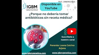 ¿Porque no debería tomar antibióticos sin receta médica [upl. by Nosduj]