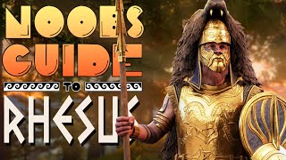 NOOBS GUIDE to RHESUS  A TOTAL WAR SAGA Troy [upl. by Lindy942]