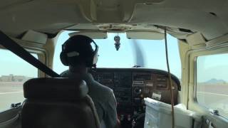 Flying Cessna 210 Turbo Centurion Departing Phoenix AZ [upl. by Aivax457]