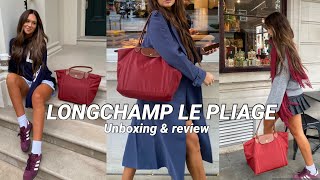 LONGCHAMP LE PLIAGE BAG UNBOXING amp HONEST REVIEW WATCH BEFORE YOU PURCHASE [upl. by Marco]