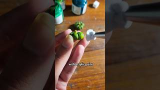 SCULPTED AND LAUNCHED IN UNDER 4HRS green smallbusiness pumpkin miniature art polymerclay [upl. by Maye]