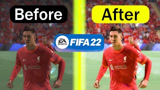 FIFA 22 Best graphic settings  HDR amp SDR PS4 [upl. by Odnuges]