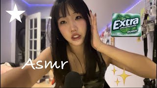 Asmr fast and aggressive mic triggers and gum chewing ✨🫦 [upl. by Aihsem]