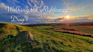 Walking the ridgeway Day 1  Avebury to Liddington castle [upl. by Osswald385]