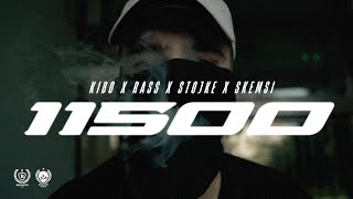 KIBO x RASS x STOJKE x SKEMSI  11500 OFFICIAL VIDEO [upl. by Ahsekad]