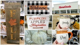 Fall Decor Shopping At Homegoods amp Tj Maxx [upl. by Ellives548]