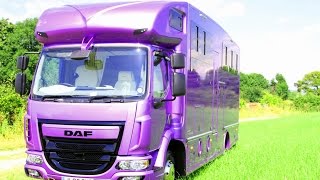 KPH Helios HGV 12 tonne horsebox in metallic pearl purple [upl. by Mirella]