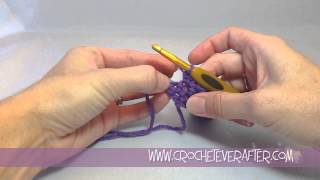 Single Crochet Tutorial 4 Single Crochet Into Last Stitch Of Row [upl. by Ause]