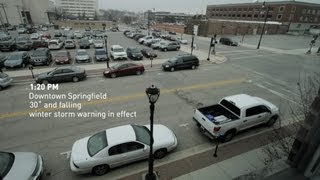 Snowstorm Timelapse  Downtown Springfield [upl. by Karame]