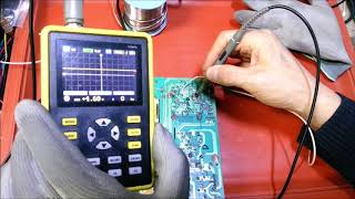 미니 오실로스코프 설정하는법 휴대용 5012H Oscilloscope 2차단전압측정 파형관측 목수의꿈 [upl. by Durkin914]