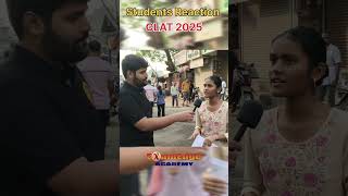 CLAT 2025 Students Reaction CLAT Exam Centre [upl. by Anitneuq]