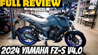 2024 Yamaha FzS v40  Full Review  New colors launched  Is it better then pulsar N150 [upl. by Eentroc]