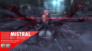 60fps Metal Gear Rising  R01 BOSS  Mistral S Rank Revengeance [upl. by Salome]