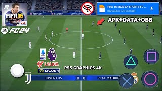 FIFA 16 Mobile Mod 24 android Offline Apk  Data Obb Mediafire  UPDATE Patch Theme V12 Jkt48 [upl. by Asilrahc]