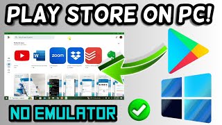 How to Install Google Play Store on PC No Emulator [upl. by Cristine]