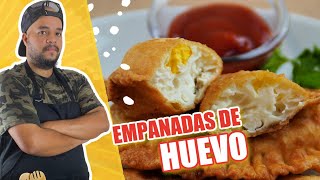 como hacer empanada de huevo estilo dominicano  como hacer empanadas dominicanas [upl. by Ilojne]