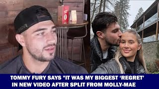 Shocking News Tommy Fury admits regret in new video after MollyMae split [upl. by Aneloc]