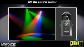 Intimidator Scan LED 300 with a 3sided prism for great effects from CHAUVET [upl. by Mychal]