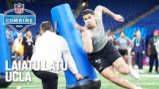 Laiatu Latu FULL 2024 NFL Scouting Combine On Field Workout [upl. by Jarid]