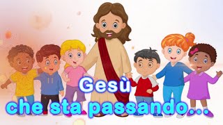 Gesù che sta passandocanto con testo [upl. by Gnud]