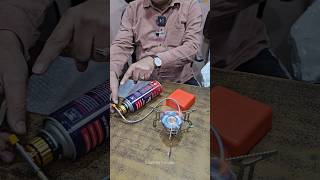 Mini Windproof Campaign Stove 😱 अब Butane Gas से भी चलाओ shorts [upl. by Nuncia]