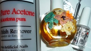 Remove Nail Foils or Glitter Polish Quick [upl. by Ed363]