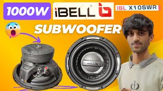 I BELL 1000W SUBWOOFER DJ MIX AND CAR SUBWOOFER SPEAKER ₹ 🧲 [upl. by Liatris]