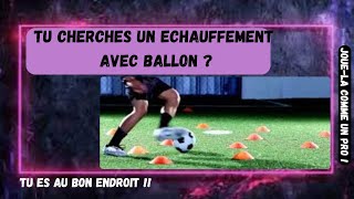 Echauffement football avec ballon [upl. by Solracnauj]