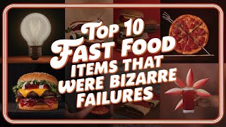 Top 10 Fast Food Items That Were Bizarre Failures [upl. by Eehc224]