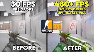 🔧How To Boost FPS Say Goodbye to Lag and Stuttering CS2 Best Settings [upl. by Ecinuahs]