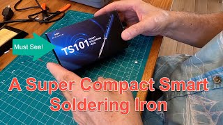 TS101  A super compact soldering iron with plenty of power for any task [upl. by Aihseyt]