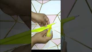 Ecofriendly Paper Pen Making  Easy Plantable Pen with Paper ecofriendly paperpen shorts [upl. by Erialc]