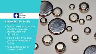 Button battery safety  Tips to Grow By [upl. by Anorahs492]