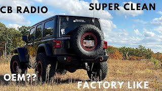 How to install a CB Radio on a JL wrangler 2019 75 WXST [upl. by Nodnek527]