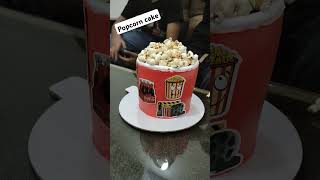 Popcorn theme cakemovie timebday timepopcorn cakeshortsvideoviralvideo bypoonammakkar [upl. by Judah]