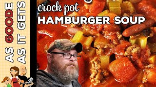 Crock Pot Hamburger Soup [upl. by Dannel]