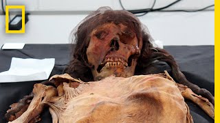 Revealing the Face of a 1600YearOld Mummy  National Geographic [upl. by Ynaffet]