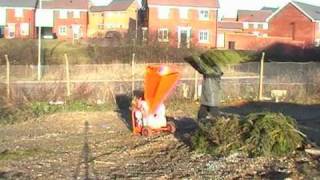 Timberwolf TW1375 gravity feed woodchipper [upl. by Acihsay]