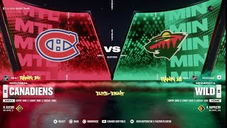 Game 27 26 Montreal Canadiens  18 Minnesota Wild NHL 25 Tournament NHL EliteEight [upl. by Bobbee398]