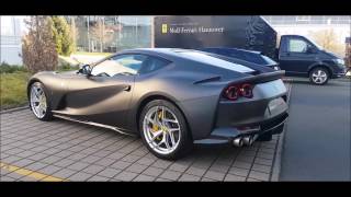 Ferrari 812 SUPERFAST COLD START UP AND ACCELERATION SOUND [upl. by Randolf425]