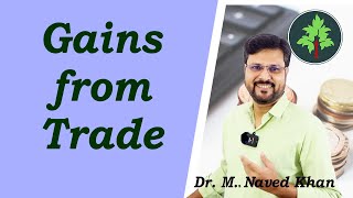 Gains from Trade in Hindi [upl. by Akinor]