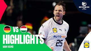 A HUGE step forward  Germany vs Hungary  Highlights  Mens EHF EURO 2024 [upl. by Trebuh288]