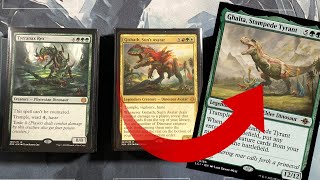 MTG Dino Commander Deck Upgrade Discussion SemiBudget [upl. by Gerrard]